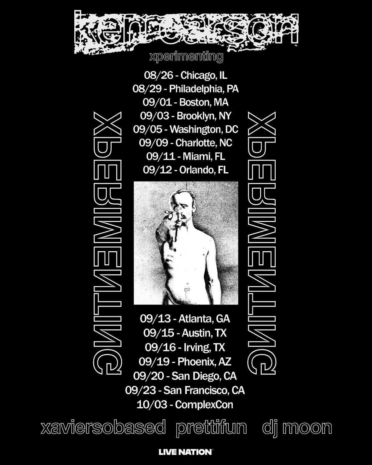 Ken Carson 2026 live concert poster